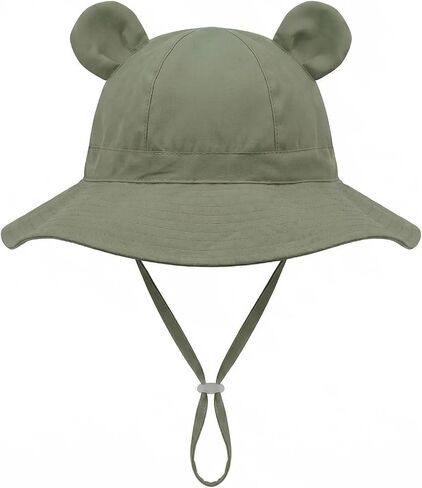 Toddler Sun Hat 0-6-36 Months Baby Bucket Hat 3-8Y Girls Boys Kids Sun Hat Infant Newborn Sun Hat in Kuwait