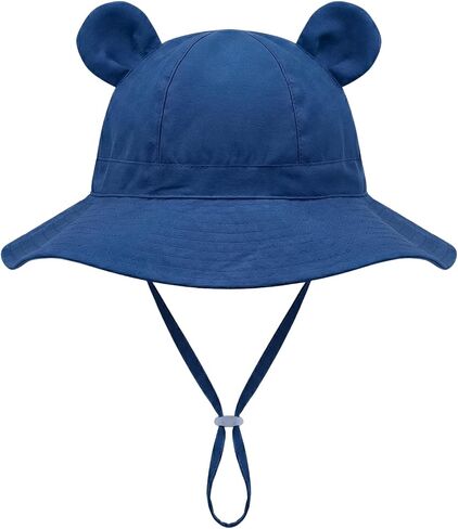 Toddler Sun Hat 0-6-36 Months Baby Bucket Hat 3-8Y Girls Boys Kids Sun Hat Infant Newborn Sun Hat in Kuwait