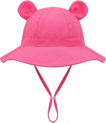 Toddler Sun Hat 0-6-36 Months Baby Bucket Hat 3-8Y Girls Boys Kids Sun Hat Infant Newborn Sun Hat in Kuwait