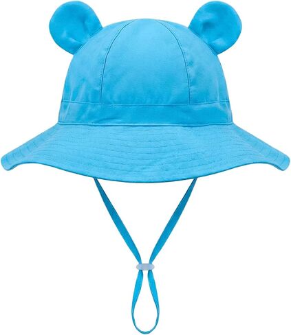 Toddler Sun Hat 0-6-36 Months Baby Bucket Hat 3-8Y Girls Boys Kids Sun Hat Infant Newborn Sun Hat in Kuwait