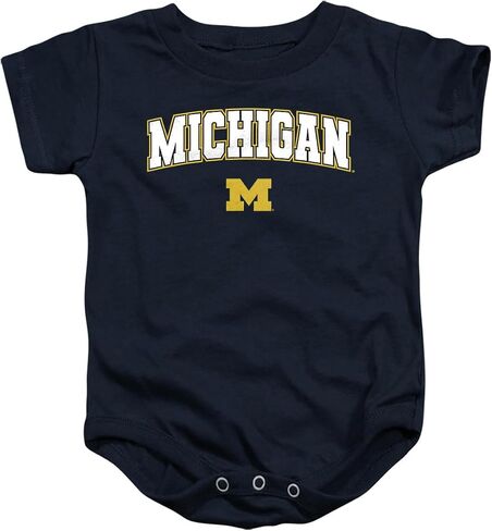 LOGOVISION University of Michigan Arch Logo Unisex Infant Snap Suit for Baby in Kuwait