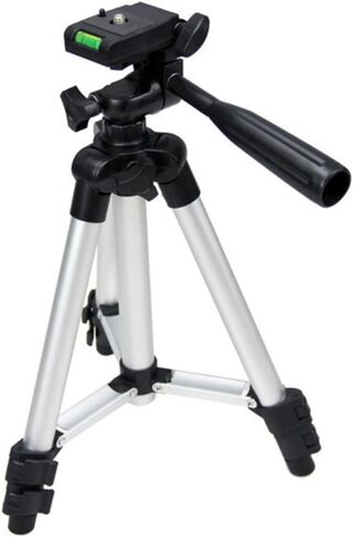 MERRYHAPY Adjustable Camera Tripod in Black with Live Bracket Made of Sturdy Aluminium Alloy and Abs, Lightweight for Tablet Supporter Outdoor Fishing and Photography Stand in Kuwait