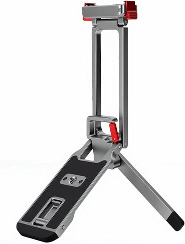 Magnetic Tripod for Action 6 Camera, Magnetic Quick Release Tripod Stand with Carabiner Clip and 3 Way Pan Head, 1/4 Inch Thread for Nano Cameras in Kuwait