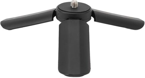 Small Camera Tripod Stand, Desktop Stabilizer, Portable Grip Holder with 1/4 Inch Screw for Multiple Photo Devices (Black) in Kuwait