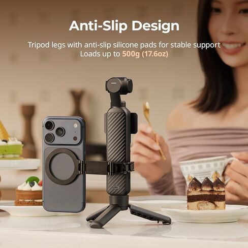 SMALLRIG Camera Tripod and Wireless Control Selfie Stick for DJI Action 6/5 Pro in Kuwait