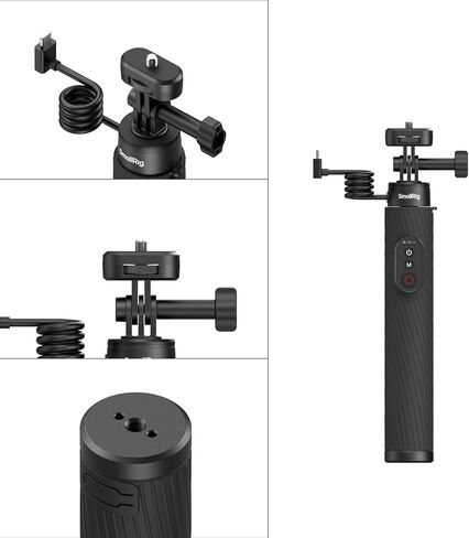 SMALLRIG Camera Tripod and Wireless Control Selfie Stick for DJI Action 6/5 Pro in Kuwait