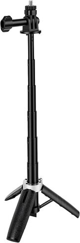 Yoidesu Action Camera Selfie Stick Tripod, Water Proof Underwater, 31cm Extendable, Anti - Slip Stable, 1/4" Screw, Selfie Stick Tripod for Travel Sports Panoramic in Kuwait