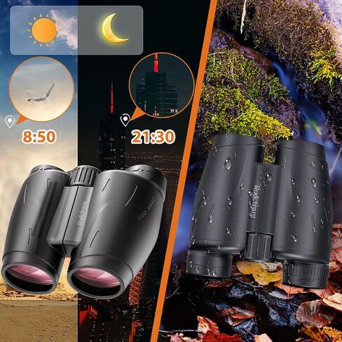 HD Binoculars 25x30 for Adults with Phone Adapter,Tripod and Tripod Adapter,Waterproof Binoculars for Bird Watching,Hiking,Travel and Sport Games in Kuwait
