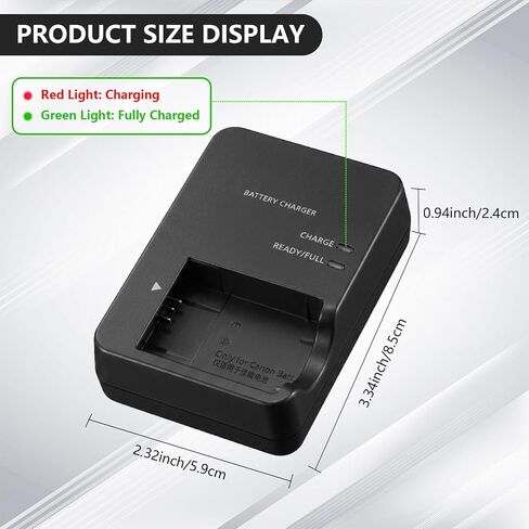 CB-2LH CB-2LHT NB-13L Wall Mount Battery Charger Compatible with Canon PowerShot G1 X Mark III G5X G5 X Mark II G7 X G7 X Mark II III G9X G9 X Mark II SX620 SX720 SX730 SX740 HS(Not Applicable to G1X) in Kuwait