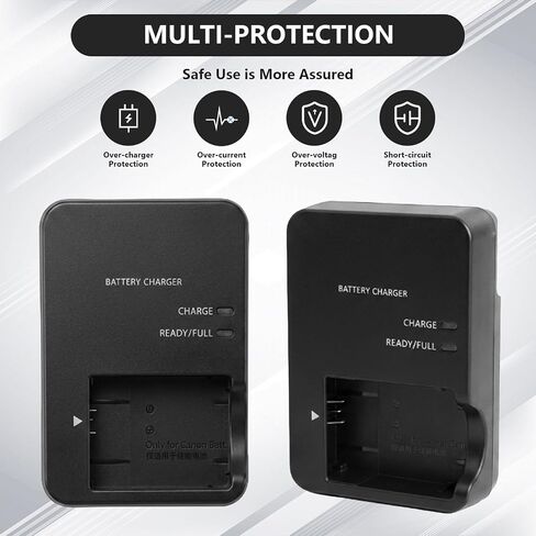 CB-2LH CB-2LHT NB-13L Wall Mount Battery Charger Compatible with Canon PowerShot G1 X Mark III G5X G5 X Mark II G7 X G7 X Mark II III G9X G9 X Mark II SX620 SX720 SX730 SX740 HS(Not Applicable to G1X) in Kuwait