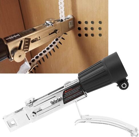 Auto Feed Screw Gun, Collated Screw Gun Chain Nail Gun Automatic Electric Drill Screw Tightening Equipment Drywall Screw Gun Automatic Chain Nail Gun Collated Attachment for Board in Kuwait