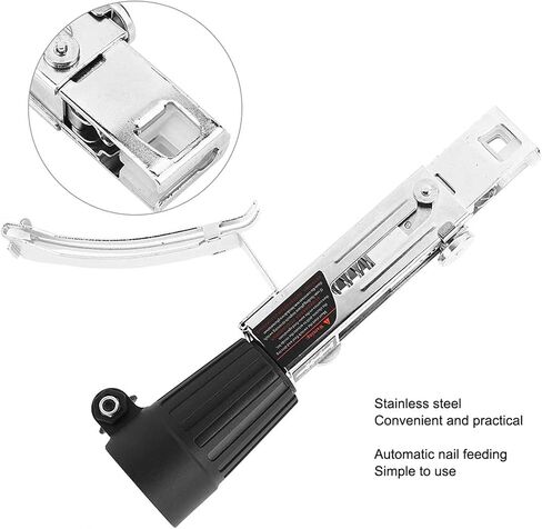 Auto Feed Screw Gun, Collated Screw Gun Chain Nail Gun Automatic Electric Drill Screw Tightening Equipment Drywall Screw Gun Automatic Chain Nail Gun Collated Attachment for Board in Kuwait