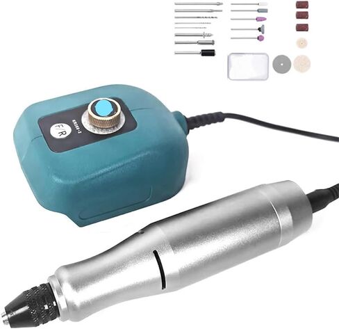 Electric Grinding Tool, 20V Compact Grinder 3.2mm Chuck Electric Polishing Machine Portable Grinding Engraving Tool Speed Adjusatble in Kuwait