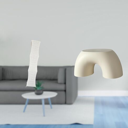 Floor Lamp Shade Small Bench Step Stool Kids Chair Toy Minimalist Design Paper and PP Suitable for Living Room Study Home Decoration in Kuwait