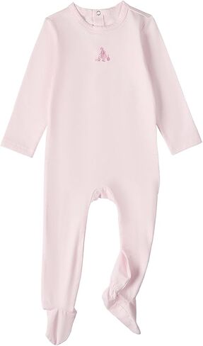 MiniMoi Baby and Toddler Girls Girl And Her Waddling Ducks Cotton Rich Footie in Kuwait