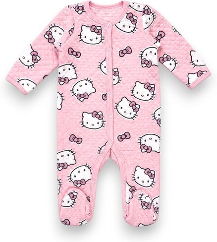 Hello Kitty Baby Pajamas and Onesies, Newborn Footie, Baby Girl Clothes | Baby Shower Girl Newborn Essentials and Baby Shower Gifts, Baby Girl Gifts, Romper for Comfort and All-Day Wear in Kuwait