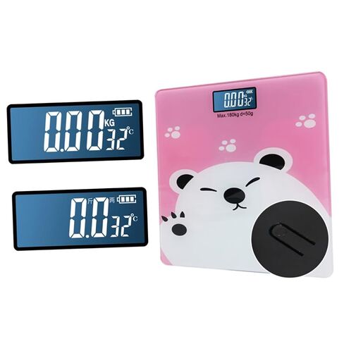 Kisangel Digital Cartoon Adult Weighing Scale Capacity High Precision Pressure Sensor LCD Display for Easy Reading Suitable for Boy Girl and Household Use in Kuwait