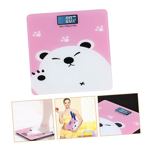 Kisangel Digital Cartoon Adult Weighing Scale Capacity High Precision Pressure Sensor LCD Display for Easy Reading Suitable for Boy Girl and Household Use in Kuwait