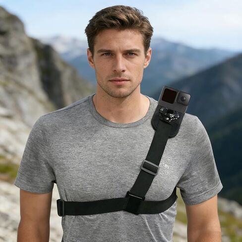 Shoulder Strap Chest Harness for 360 Degree First Person View in Outdoor Activity Chest Adapter in Kuwait