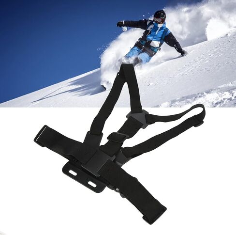 Adjustable Action Camera Chest Mount Harness Elastic Mobile Phone Chest Strap for Hands Free Recording Compatible with Action 5 4 3 2 1 MUSON Levin in Kuwait