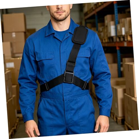Adjustable Radio Shoulder Strap and Body Camera for Security Personnel, Outdoor Event Staff, and Emergency Workers – Over-the-Shoulder Wearable Mount Single Strap Design in Kuwait