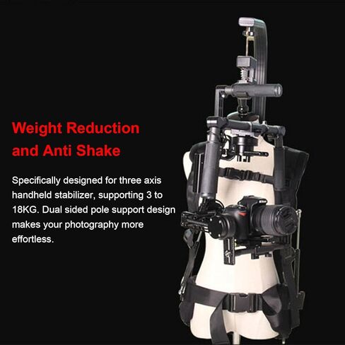 Camera Stabilizer Vest with Adjustable Frame for 3-Axis Gimbal – Professional Cinematic Support Vest System for DSLR, Mirrorless & Cinema Cameras (3–18 kg Load Capacity) in Kuwait