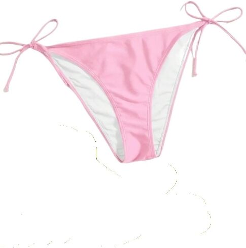 Women's Solid Color Side Bikini Bottom, Sexy Beach in Kuwait