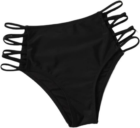 Womens Summer Beach Cutout High Waisted Bikini Panty in Kuwait