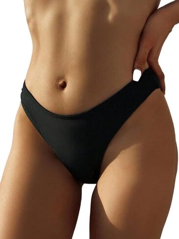 Womens Summer Beach Ruched Back Bikini Panty in Kuwait