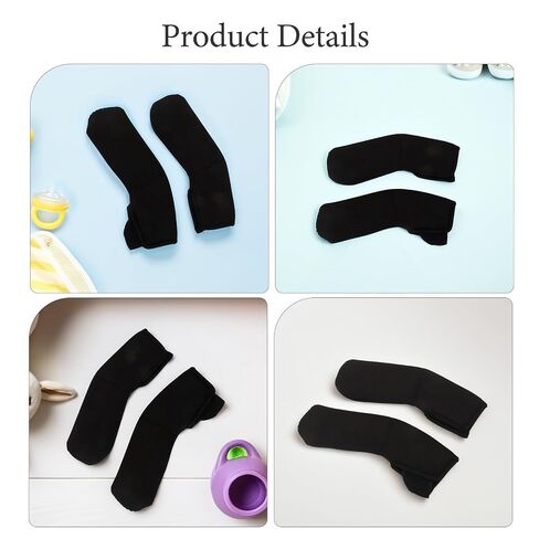 TOYANDONA 2 Pairs Stroller Handlebar Sleeve for Stroller Handle Grip, Anti-Cracking Cloth Pushchair Handle Cover with Easy Installation and Dust Proof Features for Summer Use in Kuwait