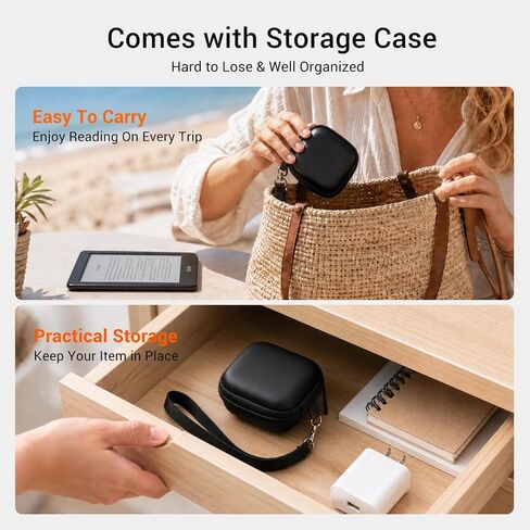 CoBak Page Turner Ring for iPhone, Kindle, Remote Page Turner for iPad & Tablets, Kobo & E-Readers, Wireless Remote Shutter for Photos & Videos, with Storage Case in Kuwait