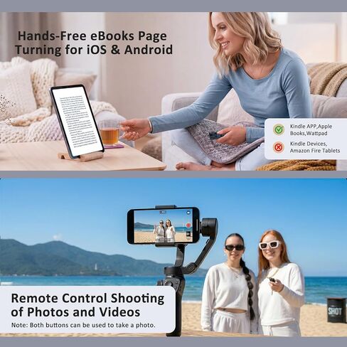 Scrolling Remote Control for TikTok, Bluetooth Remote Page Turner for Kindle APP in Kuwait
