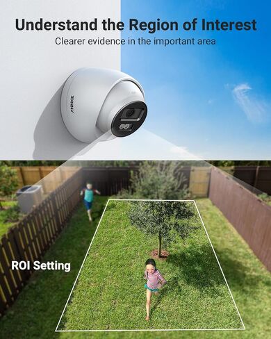 ANNKE AH500 3K AI PoE Security Camera System with Human/Vehicle Detection, 8 PCS IP67 Outdoor Cams with Smart Dual Light, 2.8mm Lens, Color Night Vision, 120 dB WDR, Built in Mic, 2TB Hard Drive in Kuwait