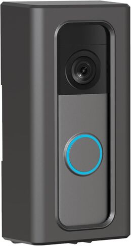 Adhesive Mount Compatible with Ring Battery Doorbell Pro/Plus (2026 Release) No-Drill Mounting Bracket Cover Holder Not Block Doorbell Sensor Renter Friendly for Apartments in Kuwait