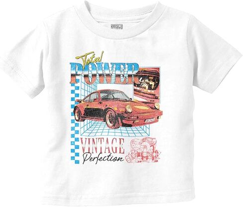 Total Power Vintage Muscle Car Engine Toddler Baby Boy T Shirt in Kuwait