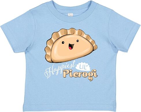 inktastic Happiest Lil' Pierogi Baby T-Shirt in Kuwait