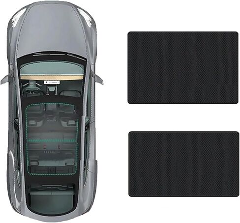 Sunroof Sunshade for Chirey Tiggo 8 Pro 5-seat 2022-2026 | No Sagging Accessories Heat Insulation Foldable Glass Sunroof Cover in Kuwait