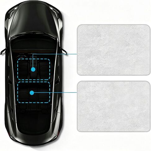 Car Sunroof Sunshade for Chirey Tiggo 8 Pro 5-seat 2022-2026 | Heat Insulation & Interior Sun Protection UV Foldable Quick Install Stable Use and Long Service Life in Kuwait