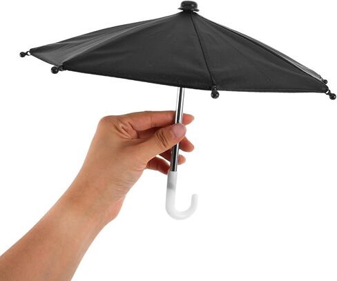Artibetter Universal Car Phone Sun Shade Umbrella with Clamp-on Design, Anti-Slip Metal and Polyester Fiber Holder for Multivehicle Use, Navigation, and Damage-Free Installation in Kuwait