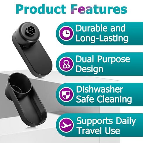 2Pcs Car Seat Snack Tray with Cup Holder Compatible with Safety 1st EverFit | Compatible with Safety 1st Grow & Go, Maxi-COSI Pria, Cosco All-in-One Car Seat (Model C6577), Dishwasher Safe Cleaning in Kuwait