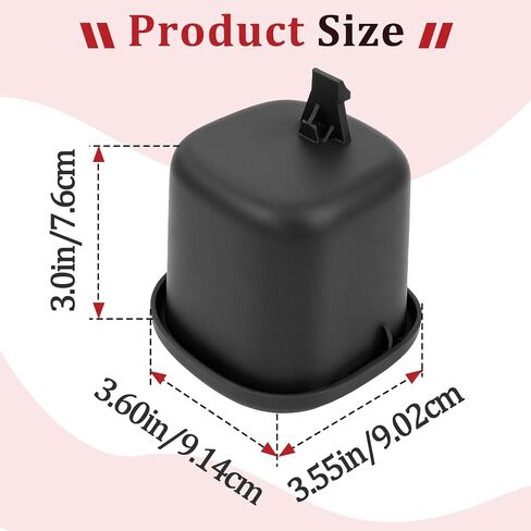 2 Pcs Replacement Cup Holder Compatible with Graco Extend2Fit 2-in-1 | Dishwasher Safe Single Cup Holder, Car Seat Replacement Parts, Fits Left or Right Side in Kuwait