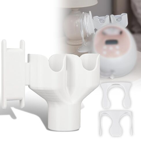 Compatible with Spectra S1/S2 (Round Hole) – Bottle Holder for Breast Pump, Hose Organizer Keeps Pumping Station Tidy, Portable Design for New Moms(Old Version Circular Hole) in Kuwait