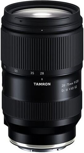 Tamron 28-75mm F2.8 Di III VXD G2 Standard Zoom Lens for Sony E Full-Frame Mirrorless Cameras, Fast Constant Aperture, Advanced Autofocus for Photo & Video + Lens Filter Kit + Cap Keeper (4pc Bundle) in Kuwait