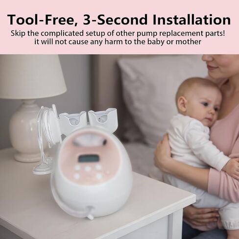Compatible with Spectra S1/S2 (Round Hole) – Bottle Holder for Breast Pump, Hose Organizer Keeps Pumping Station Tidy, Portable Design for New Moms(Old Version Circular Hole) in Kuwait