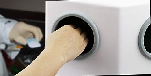 Portable Film Imaging Ray Film Processor Darkroom Box Developer SR-X09B with 4 * 250ML Cups in Kuwait