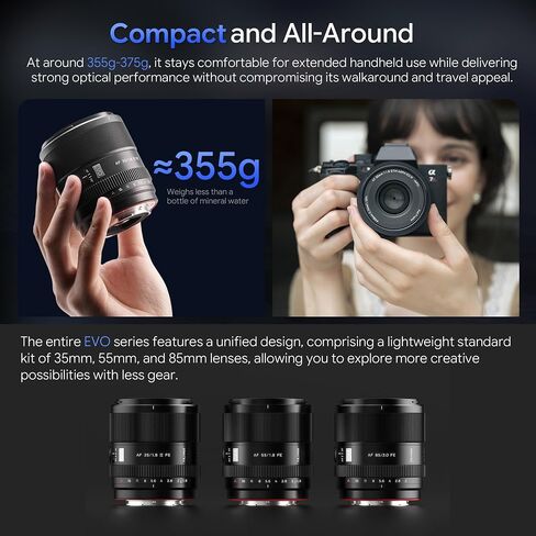 VILTROX 35mm F1.8 II EVO APO Lens, AF 35mm f/1.8 Full Frame Large Aperture Prime Lens for Nikon Z Z6 III Zf Z8 Z9 Z30 Zfc Z50 II Z7 II ZR in Kuwait