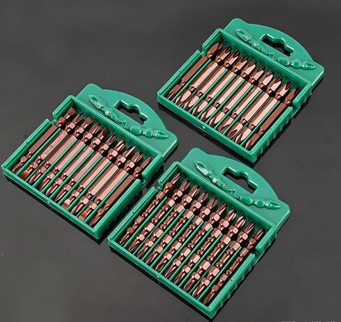 Double Cross Industrial Screwdriver Bits, Mirror Finish Double-Ended Magnetic Anti-Slip Small Head Driver Bits in Kuwait
