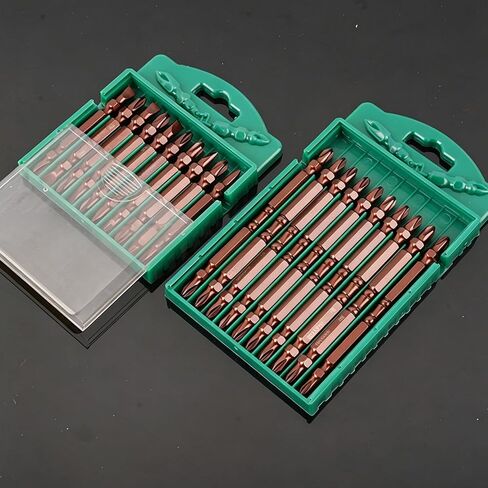 Double Cross Industrial Screwdriver Bits, Mirror Finish Double-Ended Magnetic Anti-Slip Small Head Driver Bits in Kuwait