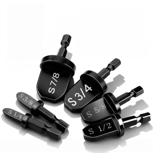 6 Pcs Flaring Tool Drill Bit Set for Air Conditioner Copper Pipe Work in Kuwait