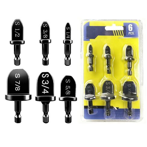 6 Pcs Flaring Tool Drill Bit Set for Air Conditioner Copper Pipe Work in Kuwait